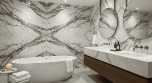 Best Bathroom Marble Tiles Design